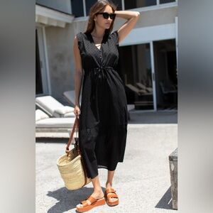 Emerson Fry black organic cotton dress